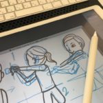 ipadproとapplepencilはラフ作りには欠かせない